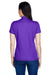 Team 365 TT21W Womens Command Performance Moisture Wicking Short Sleeve Polo Shirt Purple Model Back