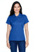 Team 365 TT21W Womens Command Performance Moisture Wicking Short Sleeve Polo Shirt Royal Blue Model Front