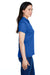 Team 365 TT21W Womens Command Performance Moisture Wicking Short Sleeve Polo Shirt Royal Blue Model Side