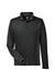 Team 365 TT31 Mens Zone Performance Moisture Wicking 1/4 Zip Sweatshirt Black Flat Front