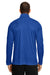 Team 365 TT31 Mens Zone Performance Moisture Wicking 1/4 Zip Sweatshirt Royal Blue Model Back