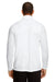 Team 365 TT31 Mens Zone Performance Moisture Wicking 1/4 Zip Sweatshirt White Model Back