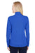 Team 365 TT31HW Womens Zone Sonic Performance Moisture Wicking 1/4 Zip Sweatshirt Heather Royal Blue Model Back