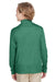 Team 365 TT31HY Youth Zone Sonic Performance Moisture Wicking 1/4 Zip Sweatshirt Heather Forest Green Model Back