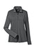 Team 365 TT31W Womens Zone Performance Moisture Wicking 1/4 Zip Sweatshirt Graphite Grey Flat Front