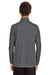 Team 365 TT31Y Youth Zone Performance Moisture Wicking 1/4 Zip Sweatshirt Graphite Grey Model Back