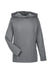 Team 365 TT41Y Youth Zone Performance Moisture Wicking Long Sleeve Hooded T-Shirt Hoodie Graphite Grey Flat Front