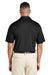 Team 365 TT51 Mens Zone Performance Moisture Wicking Short Sleeve Polo Shirt Black Model Back