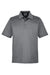 Team 365 TT51 Mens Zone Performance Moisture Wicking Short Sleeve Polo Shirt Graphite Grey Flat Front