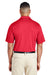 Team 365 TT51 Mens Zone Performance Moisture Wicking Short Sleeve Polo Shirt Red Model Back