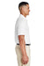 Team 365 TT51 Mens Zone Performance Moisture Wicking Short Sleeve Polo Shirt White Model Side