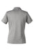 Team 365 TT51HW Womens Zone Sonic Moisture Wicking Short Sleeve Polo Shirt Heather Grey Flat Back