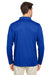 Team 365 TT51L Mens Zone Sonic Moisture Wicking Long Sleeve Polo Shirt Royal Blue Model Back