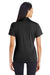 Team 365 TT51W Womens Zone Performance Moisture Wicking Short Sleeve Polo Shirt Black Model Back