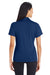 Team 365 TT51W Womens Zone Performance Moisture Wicking Short Sleeve Polo Shirt Dark Navy Blue Model Back