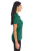 Team 365 TT51W Womens Zone Performance Moisture Wicking Short Sleeve Polo Shirt Forest Green Model Side