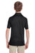 Team 365 TT51Y Youth Zone Performance Moisture Wicking Short Sleeve Polo Shirt Black Model Back