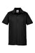 Team 365 TT51Y Youth Zone Performance Moisture Wicking Short Sleeve Polo Shirt Black Flat Front