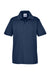 Team 365 TT51Y Youth Zone Performance Moisture Wicking Short Sleeve Polo Shirt Dark Navy Blue Flat Front