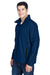 Team 365 TT70 Mens Conquest Wind & Water Resistant Full Zip Hooded Jacket Dark Navy Blue Model 3q