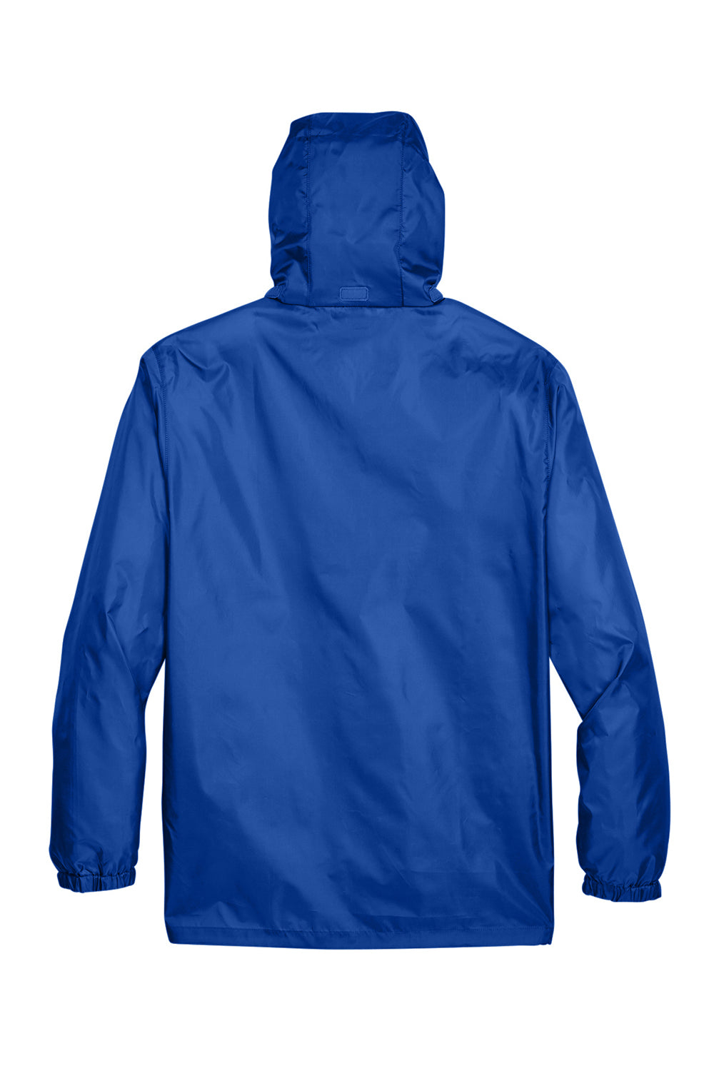 Team 365 TT73 Mens Zone Protect Water Resistant Full Zip Hooded Jacket Royal Blue Flat Back