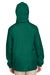 Team 365 TT73Y Youth Zone Protect Water Resistant Full Zip Hooded Jacket Forest Green Model Back