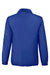 Team 365 TT75 Mens Zone Protect Water Resistant Snap Down Coaches Jacket Royal Blue Flat Back