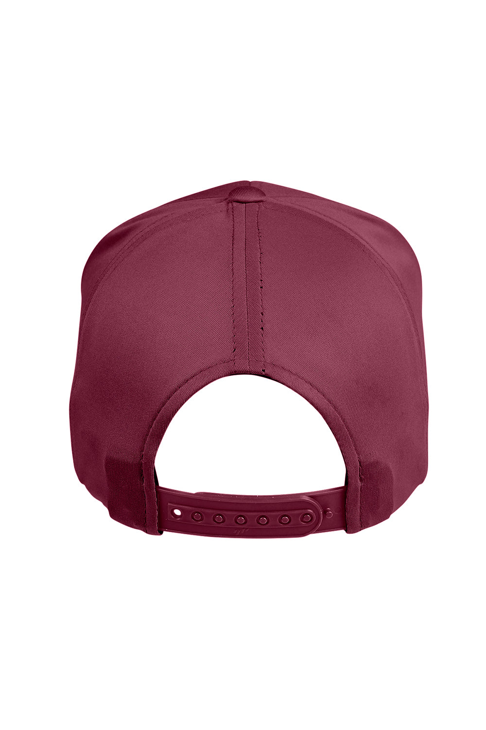 Team 365 TT801 Mens Zone Performance Moisture Wicking Snapback Hat Maroon Flat Back