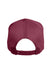 Team 365 TT801 Mens Zone Performance Moisture Wicking Snapback Hat Maroon Flat Back