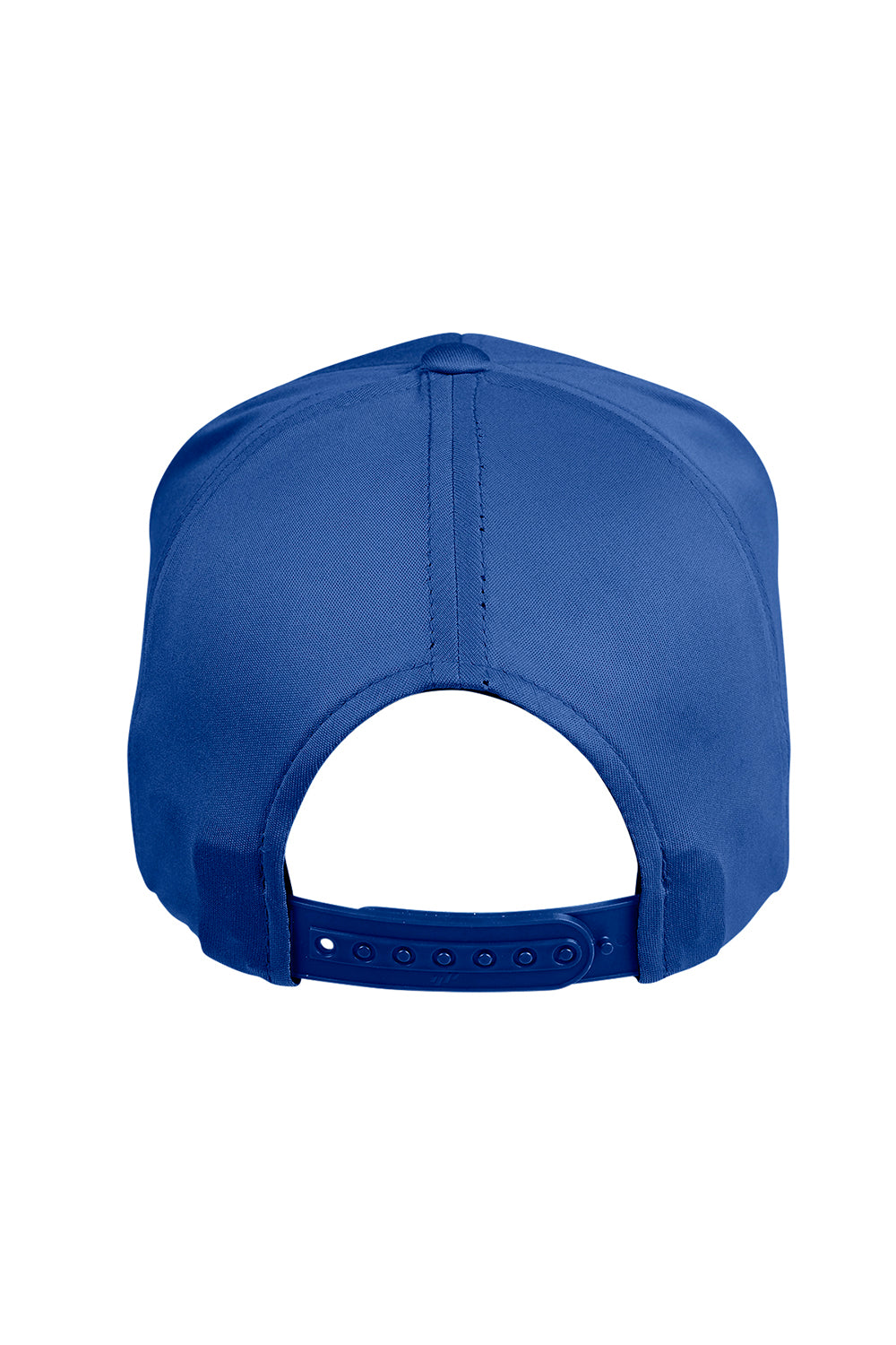 Team 365 TT801 Mens Zone Performance Moisture Wicking Snapback Hat Royal Blue Flat Back