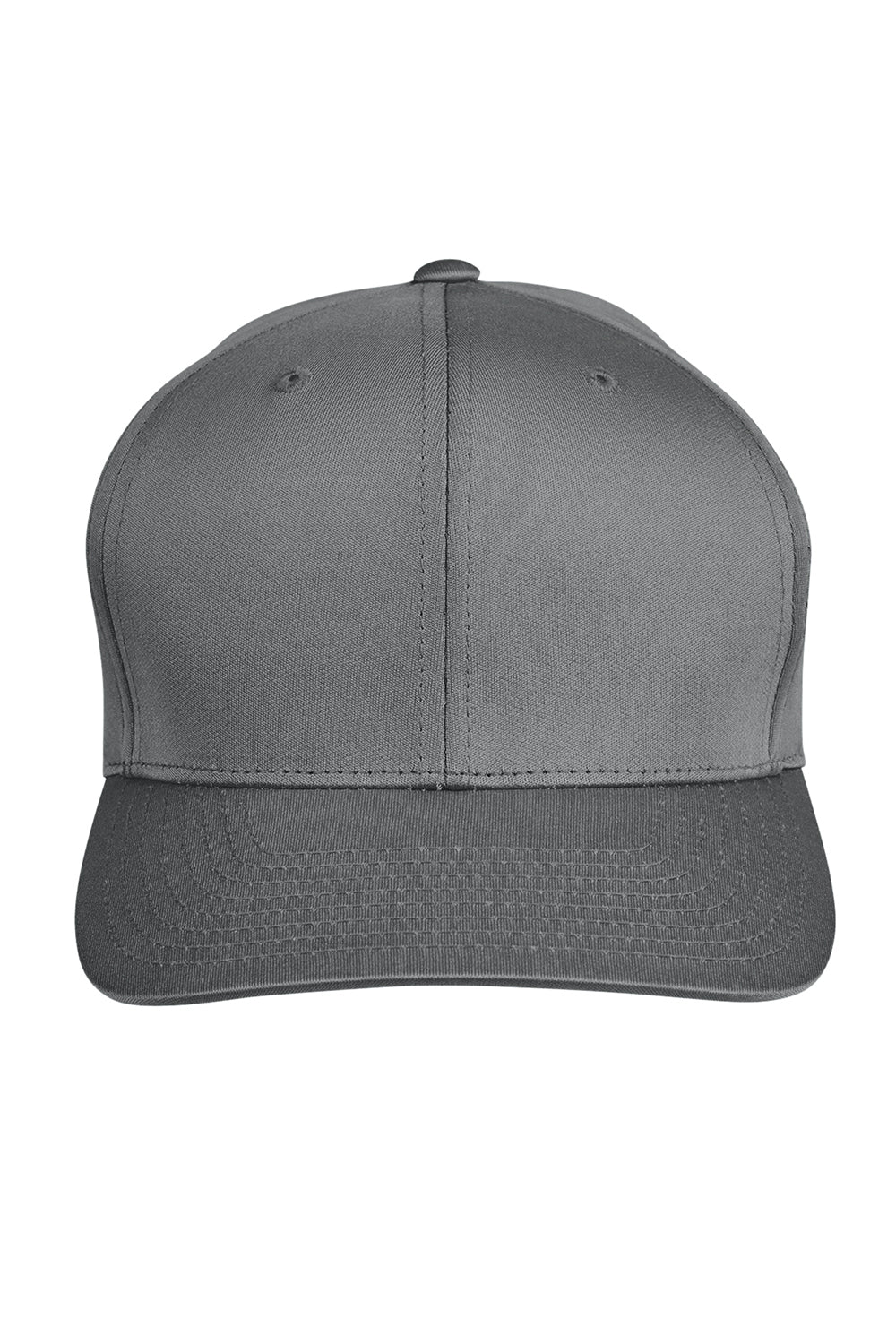 Team 365 TT801 Mens Zone Performance Moisture Wicking Snapback Hat Graphite Grey Flat Front