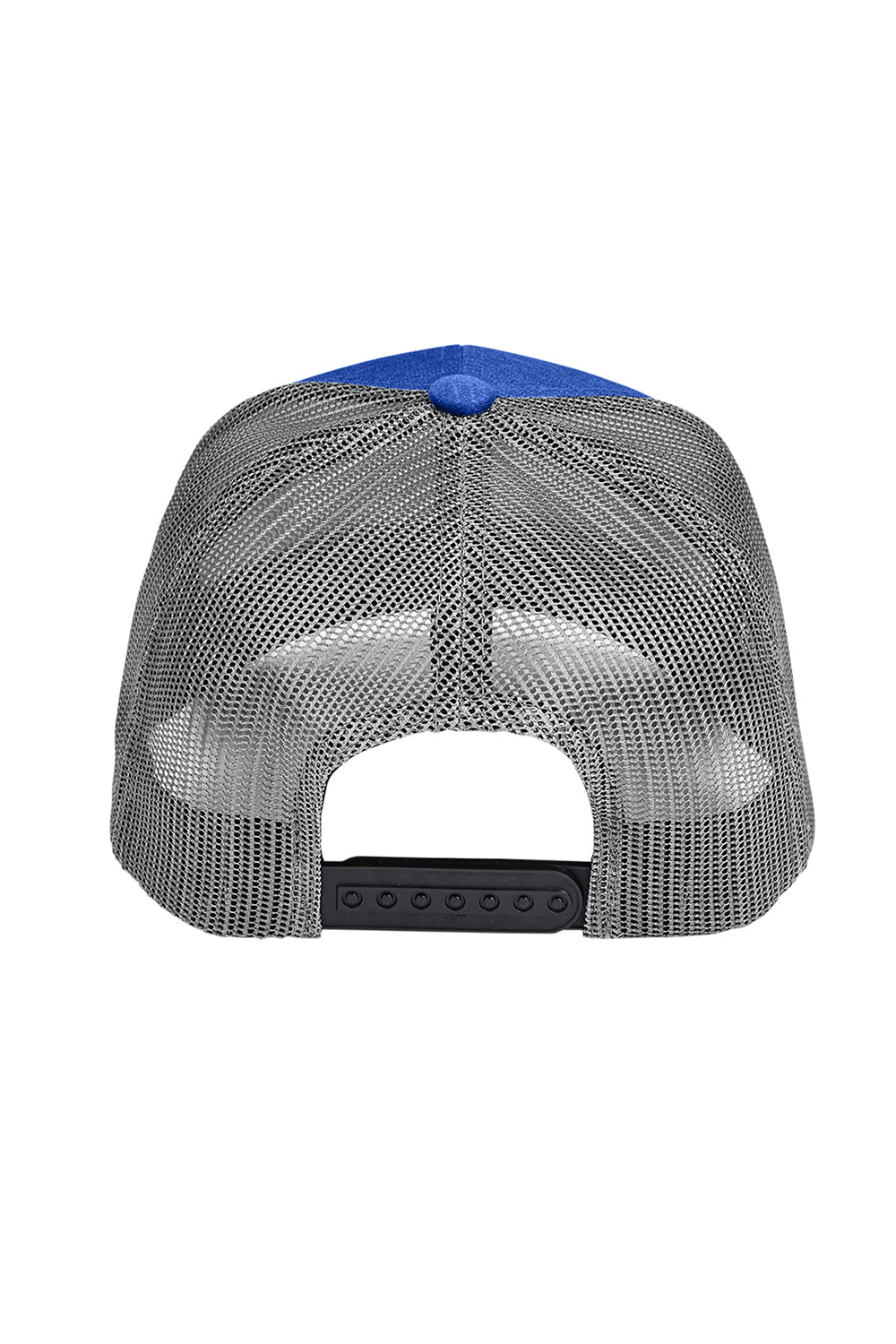 Team 365 TT802 Mens Zone Sonic Moisture Wicking Snapback Hat Heather Royal Blue/Graphite Grey Flat Back