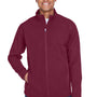 Team 365 Mens Leader Windproof & Waterproof Full Zip Jacket - Maroon