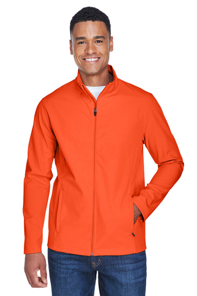 Team 365 TT80 Mens Leader Windproof & Waterproof Full Zip Jacket Orange Model Front