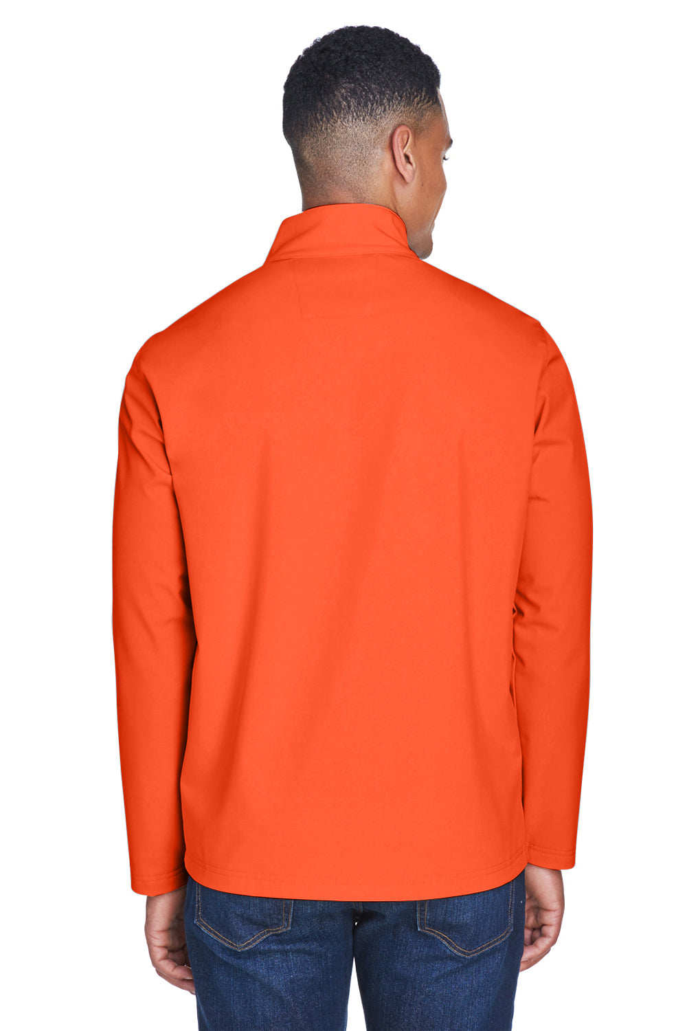 Team 365 TT80 Mens Leader Windproof & Waterproof Full Zip Jacket Orange Model Back