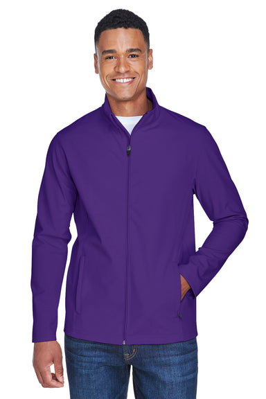 Team 365 TT80 Mens Leader Windproof & Waterproof Full Zip Jacket Purple Model Front