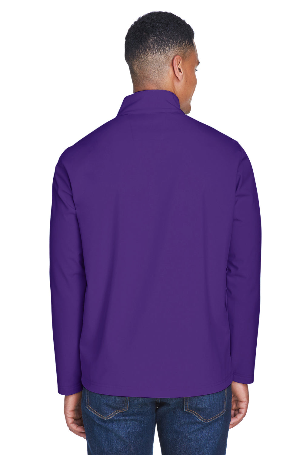 Team 365 TT80 Mens Leader Windproof & Waterproof Full Zip Jacket Purple Model Back