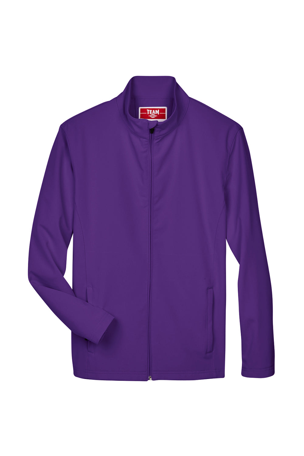 Team 365 TT80 Mens Leader Windproof & Waterproof Full Zip Jacket Purple Flat Front