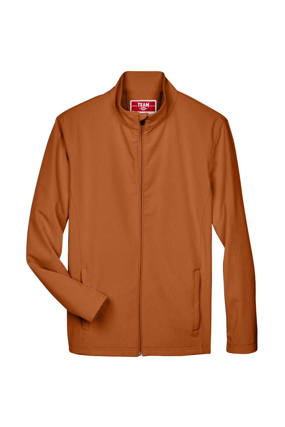 Team 365 TT80 Mens Leader Windproof & Waterproof Full Zip Jacket Burnt Orange Flat Front