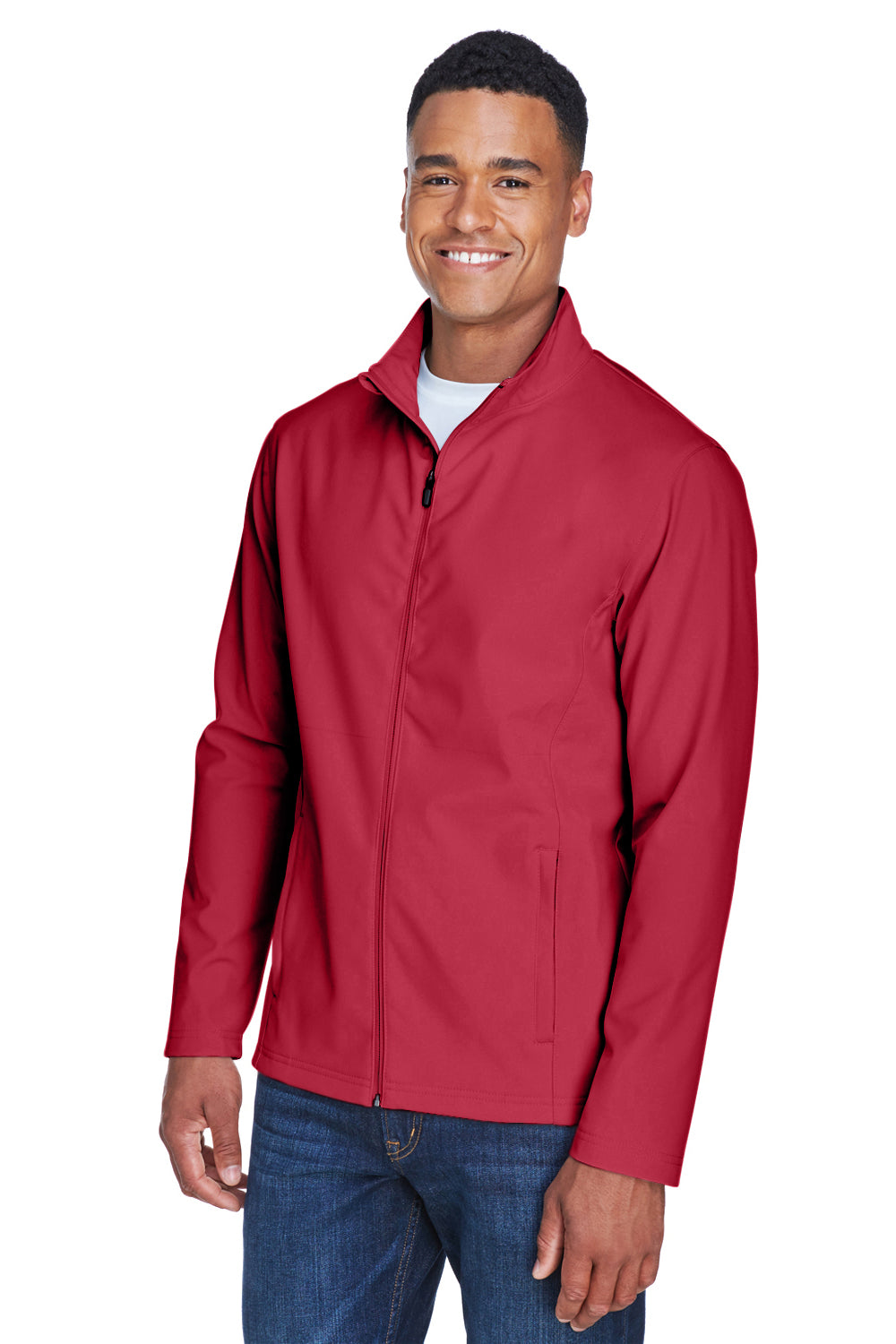 Team 365 TT80 Mens Leader Windproof & Waterproof Full Zip Jacket Scarlet Red Model 3q