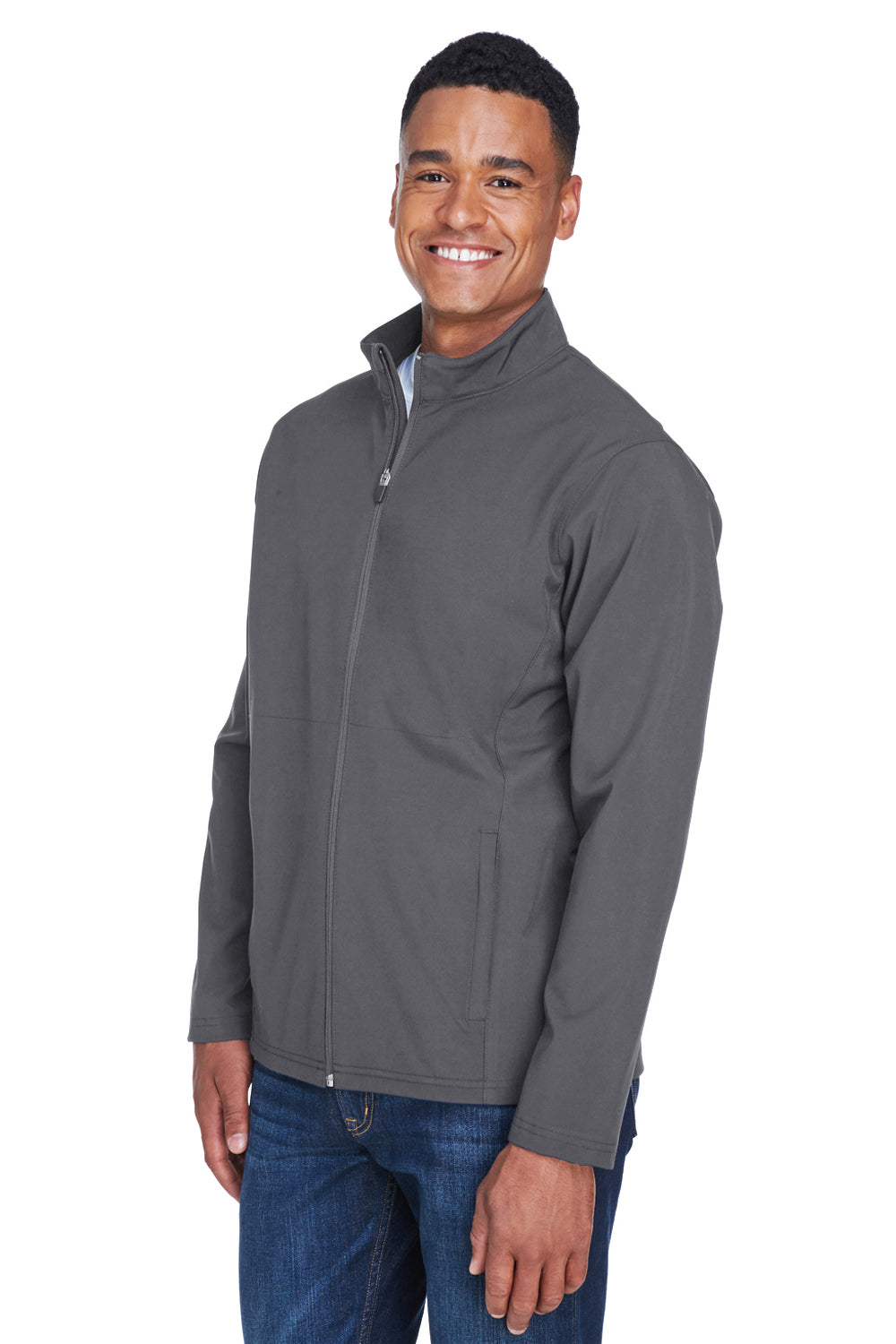 Team 365 TT80 Mens Leader Windproof & Waterproof Full Zip Jacket Graphite Grey Model 3q