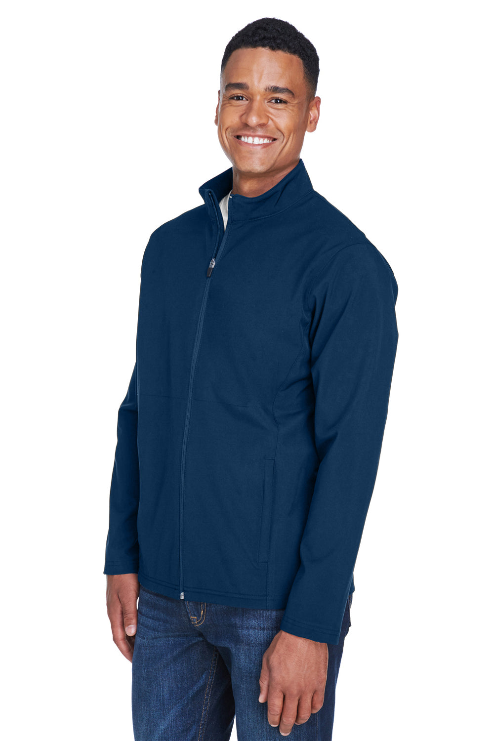 Team 365 TT80 Mens Leader Windproof & Waterproof Full Zip Jacket Dark Navy Blue Model 3q