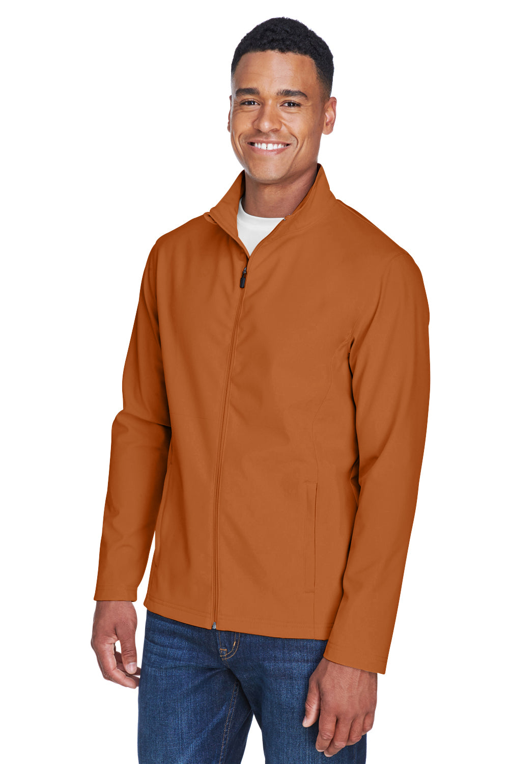 Team 365 TT80 Mens Leader Windproof & Waterproof Full Zip Jacket Burnt Orange Model 3q