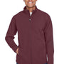 Team 365 Mens Leader Windproof & Waterproof Full Zip Jacket - Dark Maroon