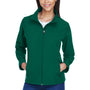 Team 365 Womens Leader Windproof & Waterproof Full Zip Jacket - Forest Green