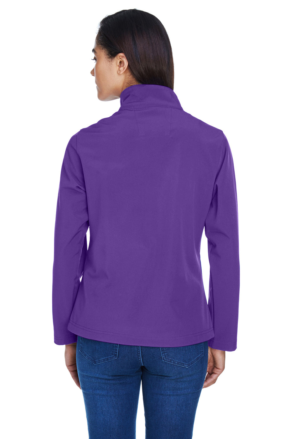 Team 365 TT80W Womens Leader Windproof & Waterproof Full Zip Jacket Purple Model Back