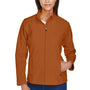 Team 365 Womens Leader Windproof & Waterproof Full Zip Jacket - Burnt Orange