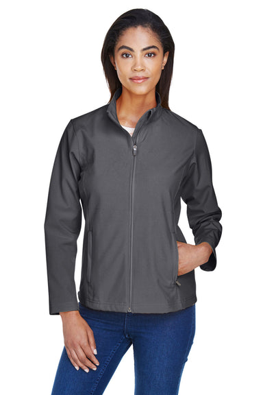 Team 365 TT80W Womens Leader Windproof & Waterproof Full Zip Jacket Graphite Grey Model Front