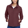 Team 365 Womens Leader Windproof & Waterproof Full Zip Jacket - Dark Maroon