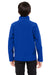 Team 365 TT80Y Youth Leader Windproof & Waterproof Full Zip Jacket Royal Blue Model Back